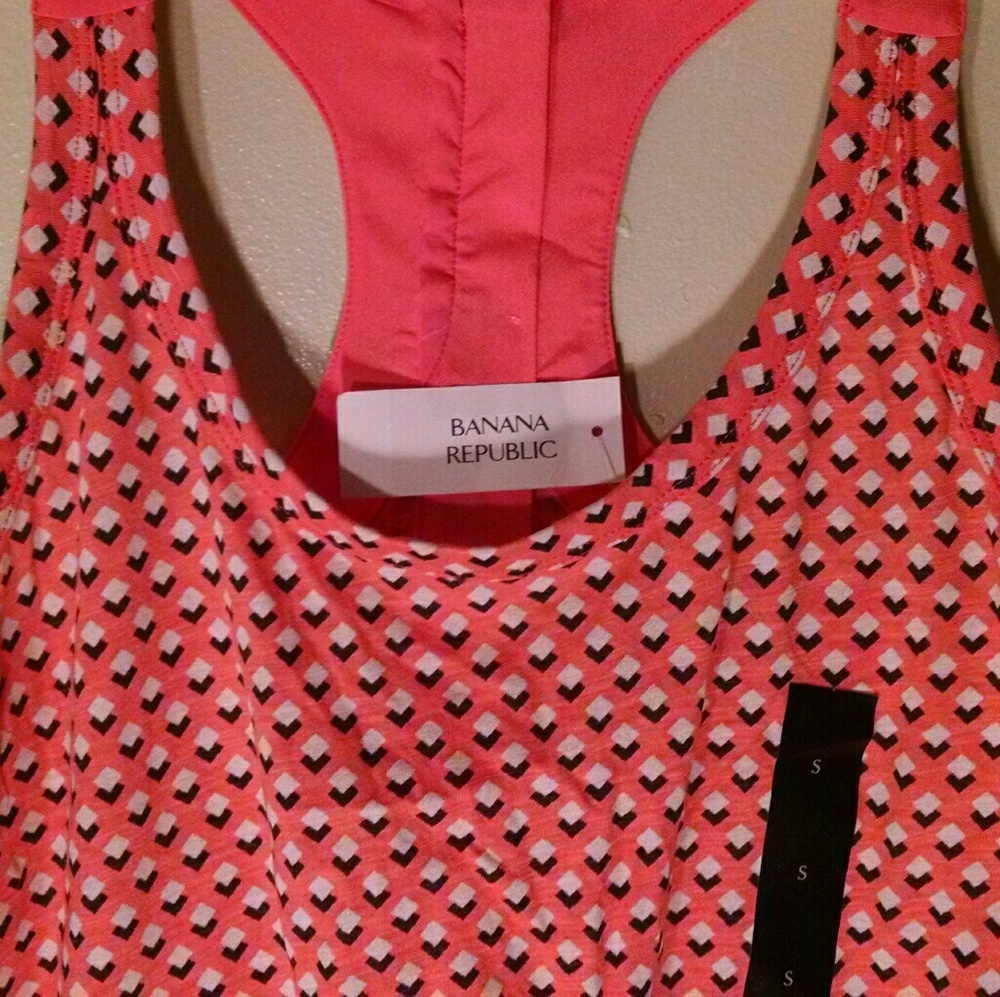 Banana Republic Small Peach Tank-Top NWT
